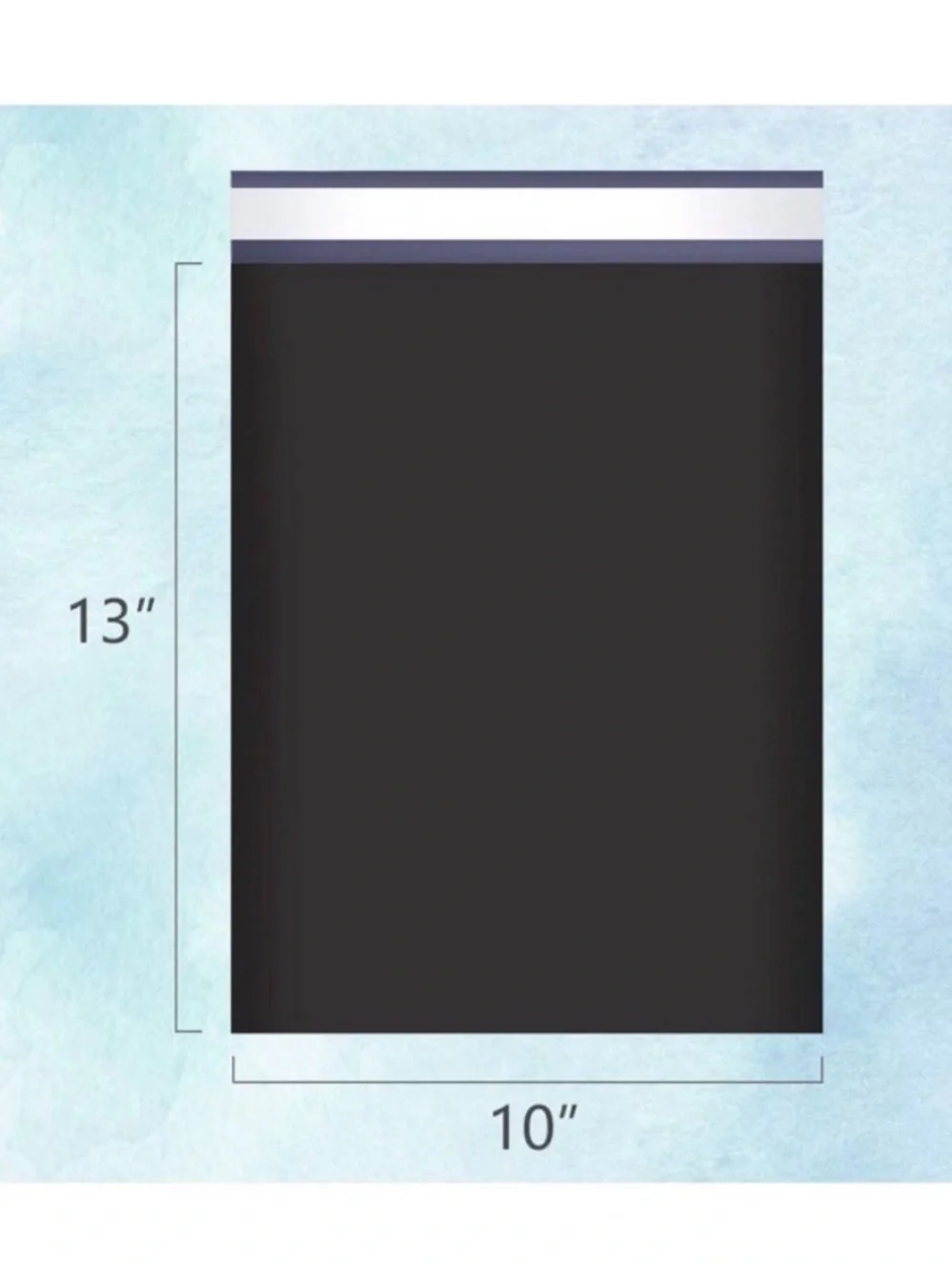 75pc Shipping Package  25-Black Poly Mailers 25-Clear Bags 25-TY Stickers ⭐️🆕⭐️